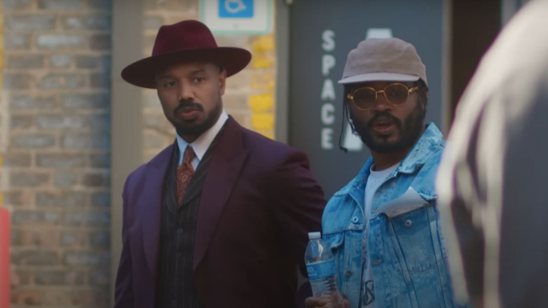 Jordan and Coogler on set (Image via YouTube/Warner Bros.)